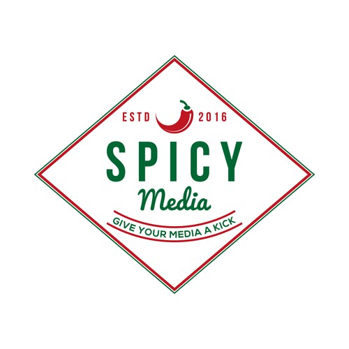 Spicy logo for a Media Agency