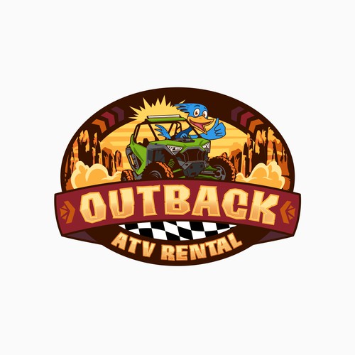 Logo design for ATV Rental.