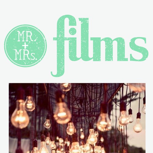 Create a very candid, chilled and rustic Wedding Film Logo