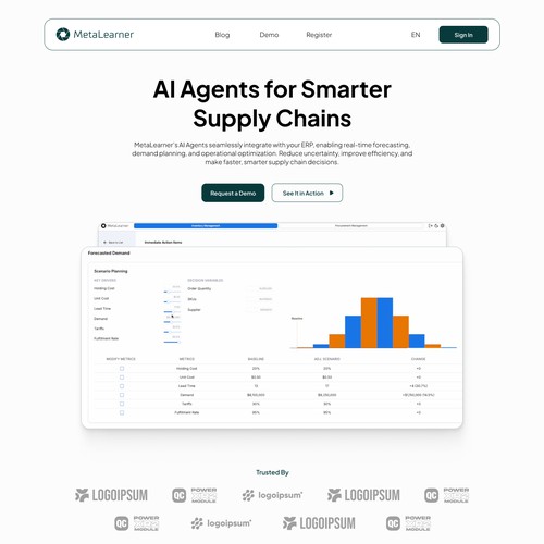 ERP System AI Website