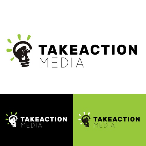 Logo concept for media company