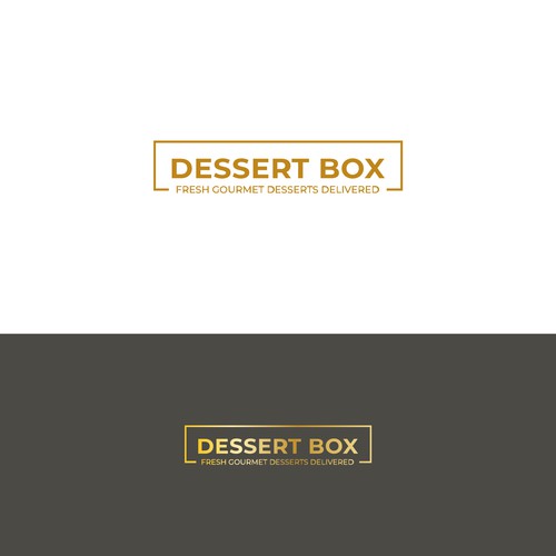 Classy Gold Dessert Logo