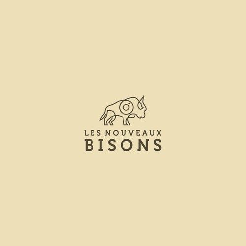 Créez un beau logo pour "Les Nouveaux Bisons"