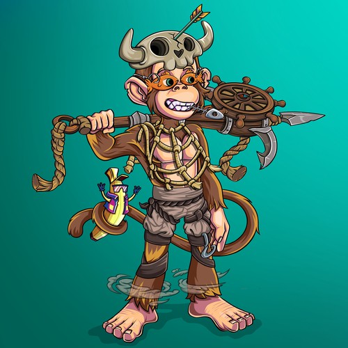 Monkey character design