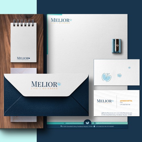 Logo and Stationery for Medical Research Firm