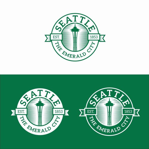 T-Shirt concept for Seattle Merchandise