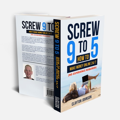 Modern Digital Business Marketing Book Cover Design