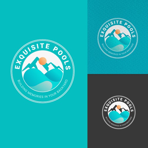 Logo concepts for Exquisite Pools