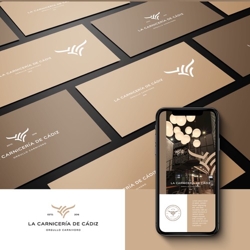 Simple, clean and memorable Logo for La Carniceria de Cadiz.