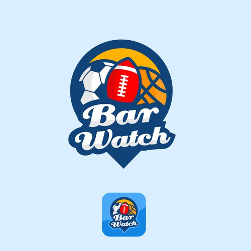 Fun Logo Design for Bar Watch