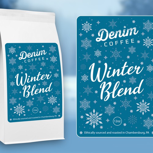 Winter Blend Coffee Label