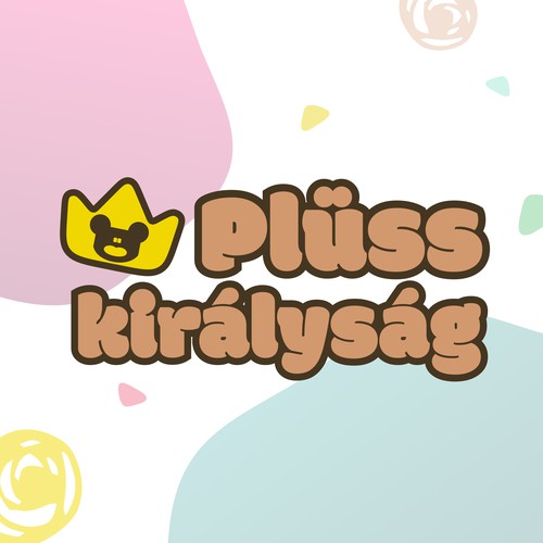 Plüss királyság logo design