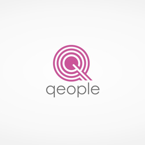 Logo for new female-founded Silicon Valley tech startup, qeople