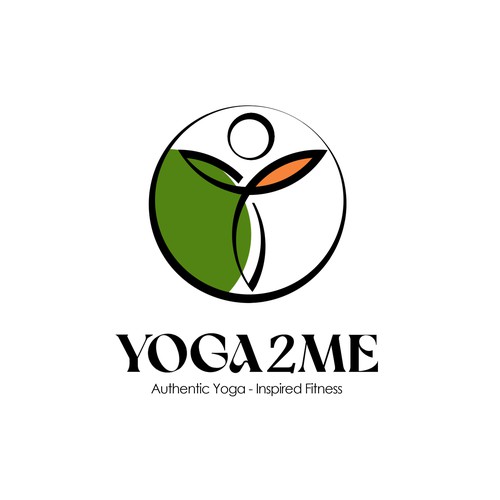 Yoga2me Authentic Yoga- Logo Design