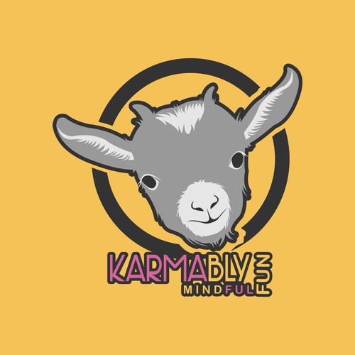 CUTE LOGO BABY GOAT