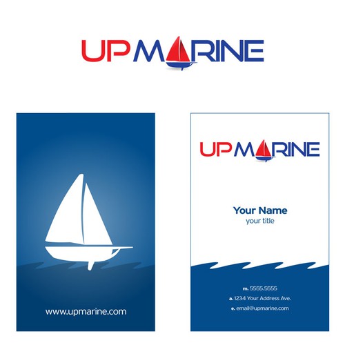 Creating a logo and namecard for a dynamic company with global reach in supplying marine/sailing products