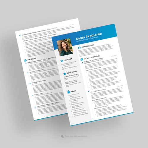 Custom Resume Design