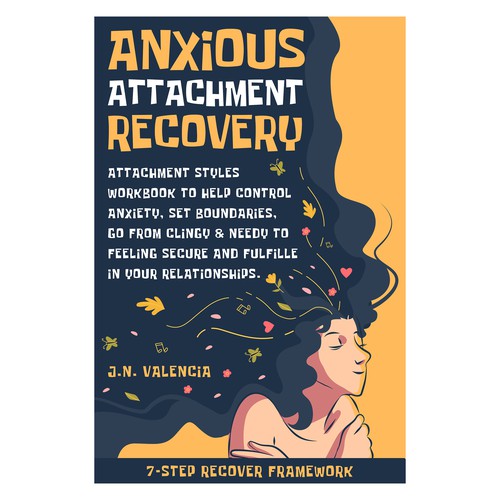 ebook cover for a self-help book about anxious attachment.