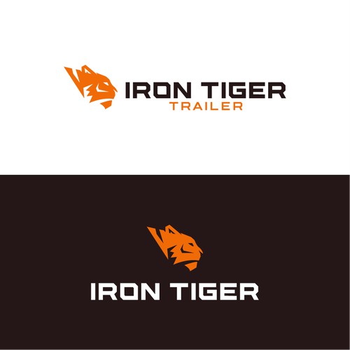 Simple but strong Iron Tiger Logo