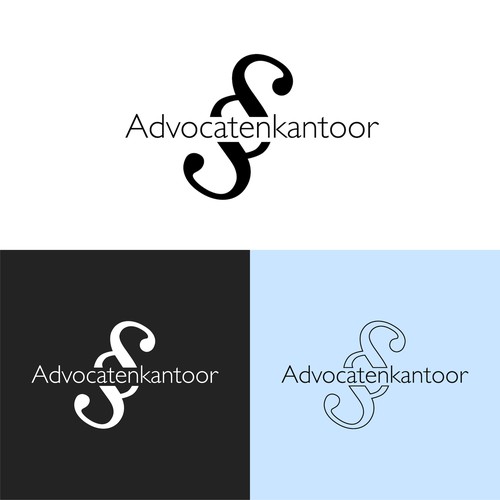 Logo concept for a law firm.