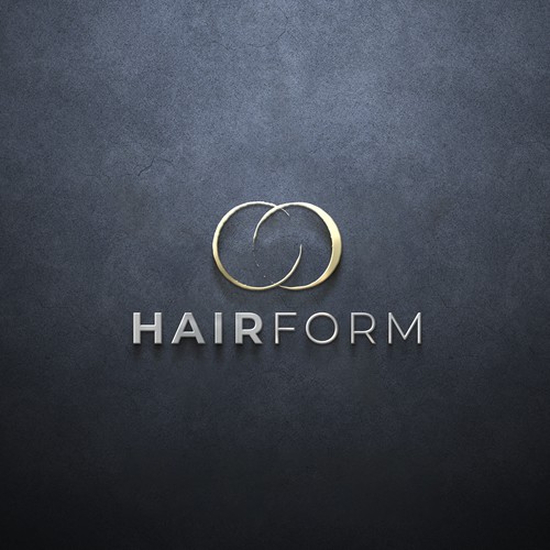 HairForm logo design