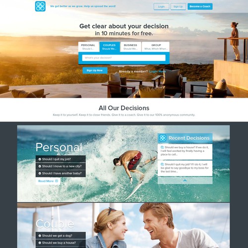 Hey great designers, meet Cloverpop.com! Hot SF startup needs modern, beautiful, emotional design.