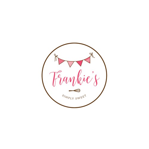 Frankie's logo for events and party planner