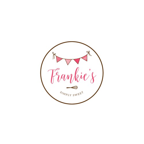 Frankie's logo for events and party planner