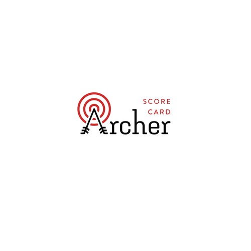 Logo concept for an Archery scoring app