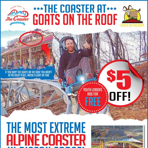 Flyer for an ALPINE COASTER