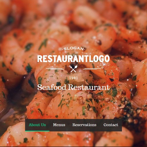 Seafood restaurant website