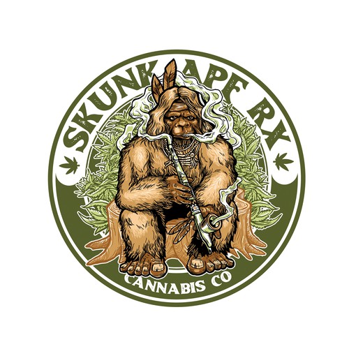 Skunk Ape Rx Illustrated Logo