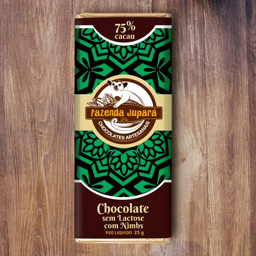 Organic logo for artisan chocolate maker