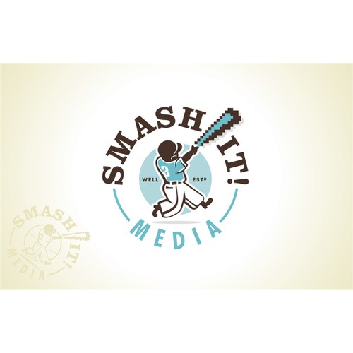 Create the next logo for SMASH IT MEDIA