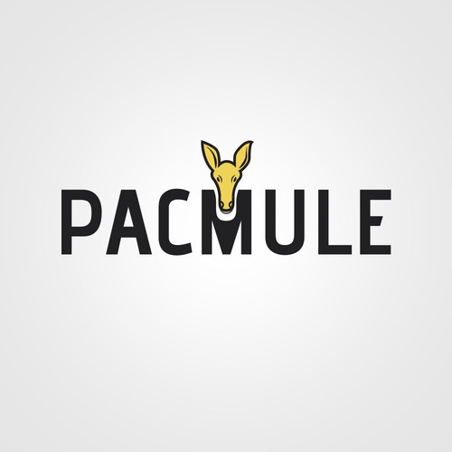 Minimal logo concept for Pacmule