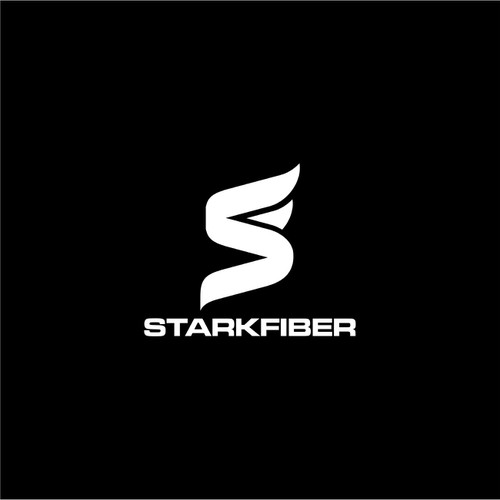 SF / S F logo initials for Starkfiber