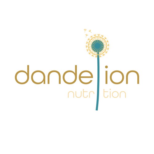 Playful yet sophisticated logo for Dandelion Nutrition