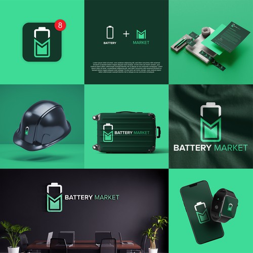 Logo Design For BATTERY MARKET