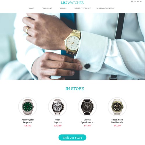 Premium Watches Website