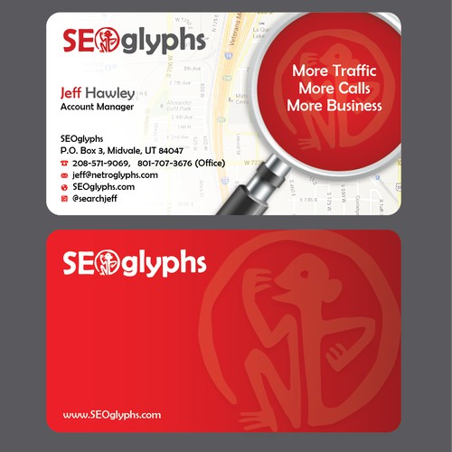 SEOglyphs Needs an Exciting/Creative Business Card