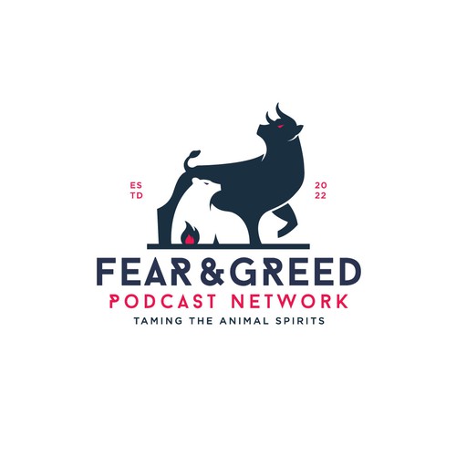 Logo design for Fear & Greed