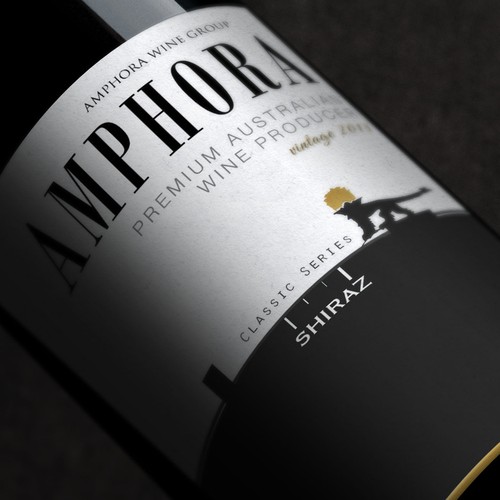 Wine Label for Amphora Wines 