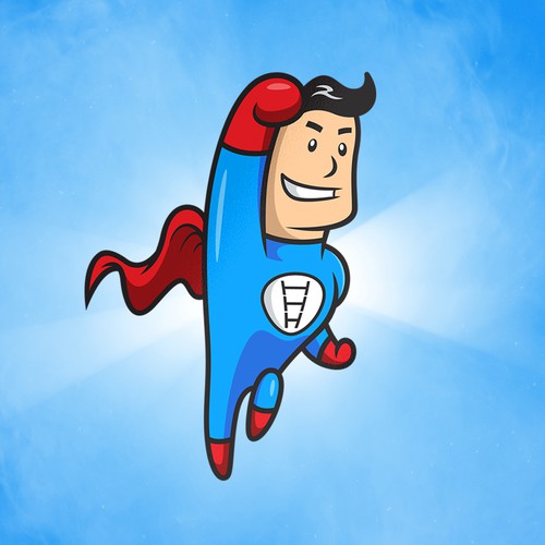 Fun Superhero-Inspired Logo for Health/Fitness Blog!