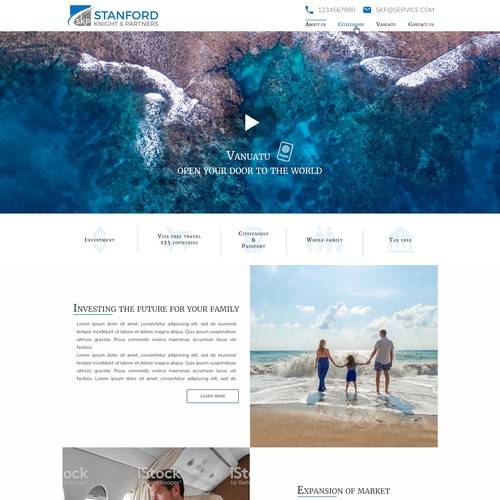 web design concept for law firm