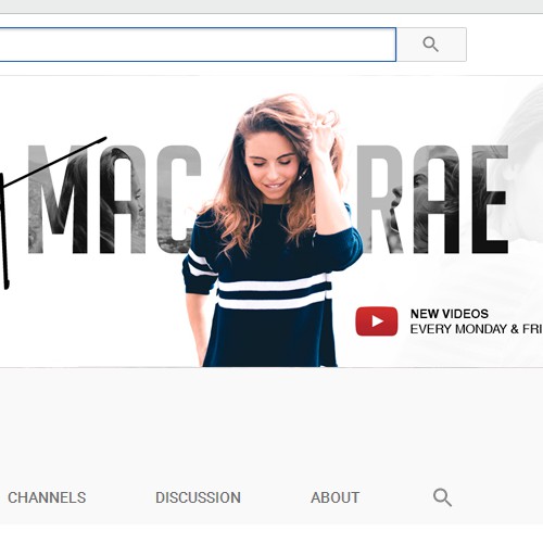 YouTube Cover Design For Brit MacRae.