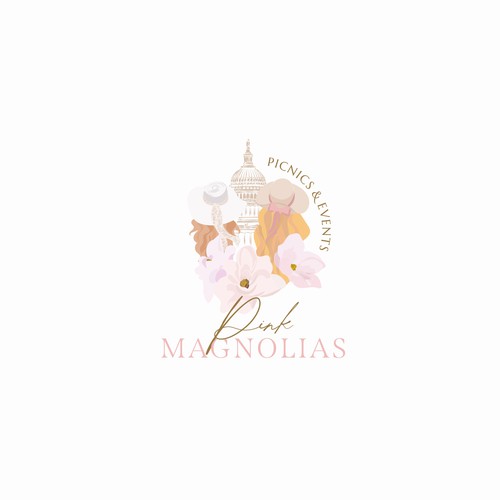 Unique bespoke design for Pink Magnolias Picnics & Events 