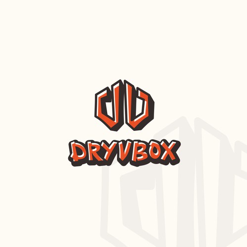 Graffiti logo for sport simulation trailers: Dryvbox