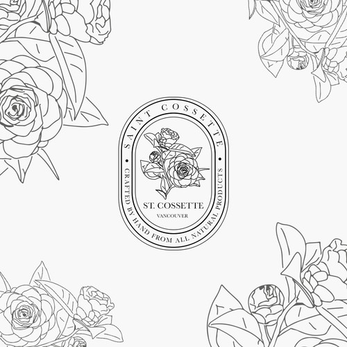 Logo for a luxury skincare brand