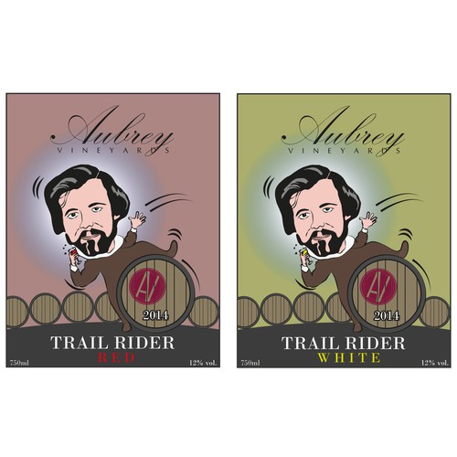 Design a fun "Beer Style" wine bottle label
