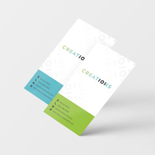 Creations 101 Business Card